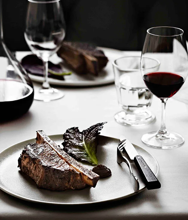 Cape Grim short rib, mustard leaf, gentleman’s relish