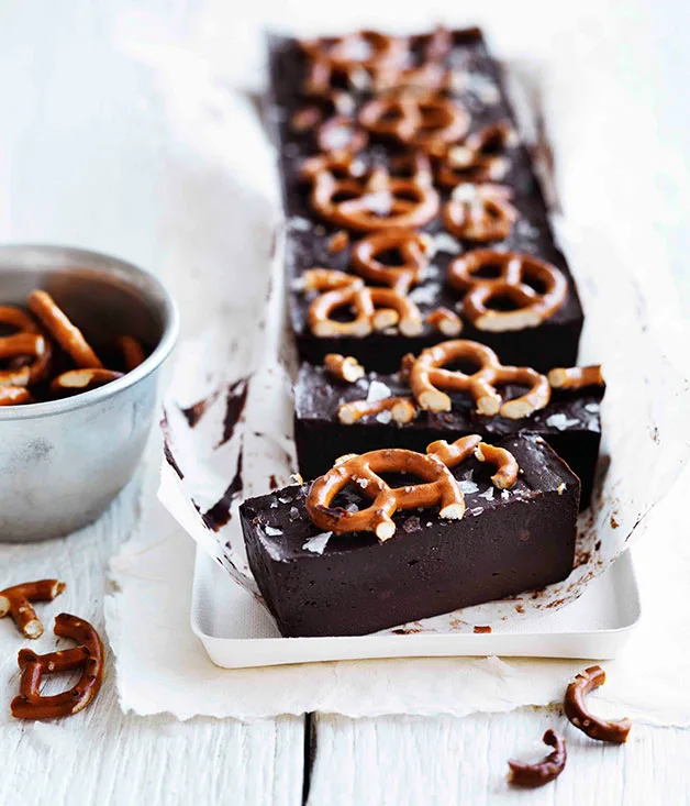 Chocolate and pretzels