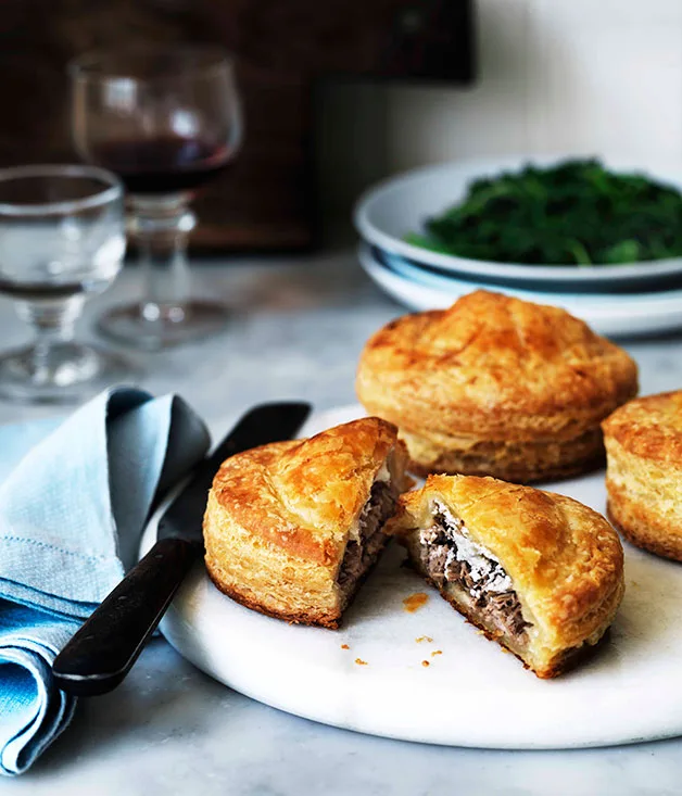 Duck and goat&rsquo;s cheese Pithiviers