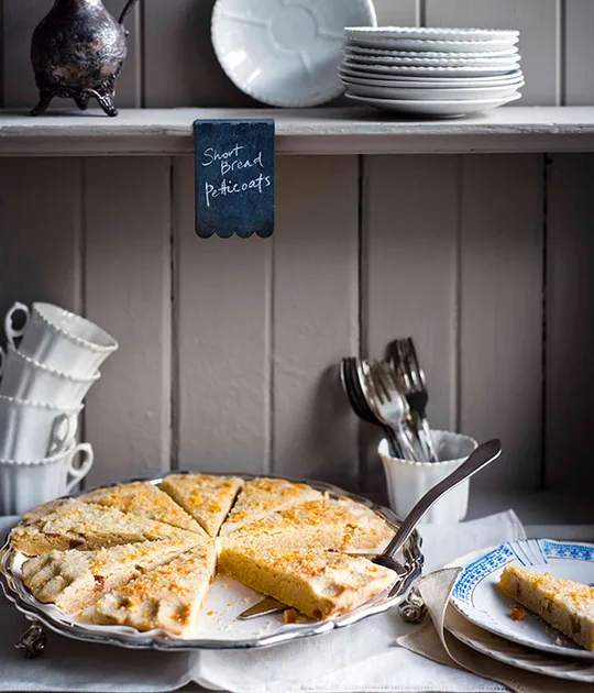Candied orange shortbread petticoat tails
