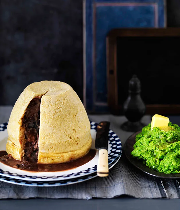 Beef and kidney pudding