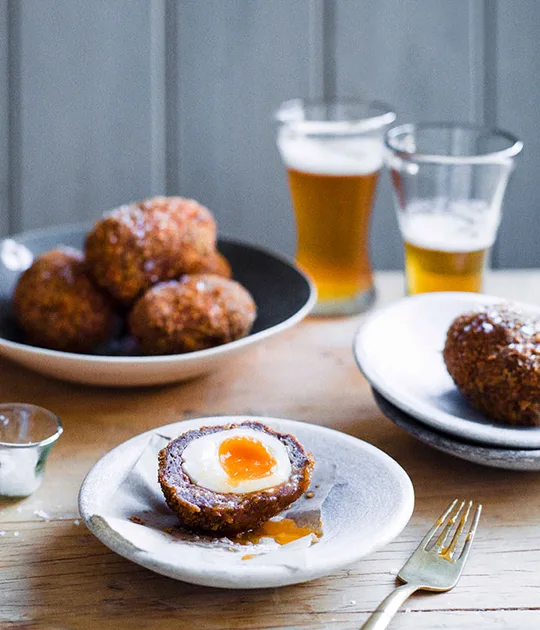 Venison Scotch eggs | Gourmet Traveller
