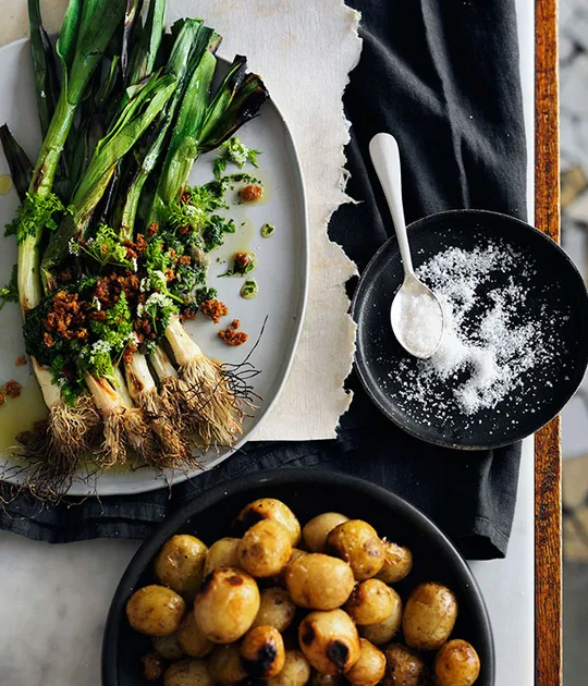 Smoked potatoes | Gourmet Traveller