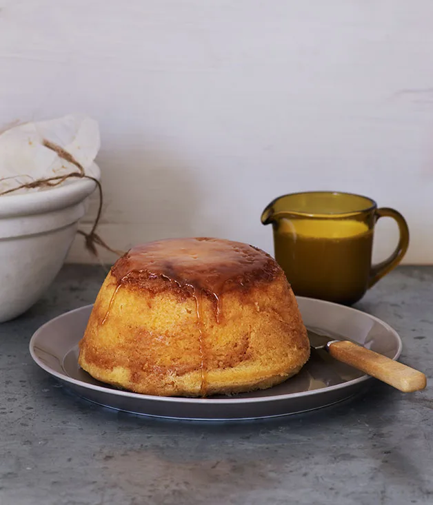 Lemon and brown sugar pudding