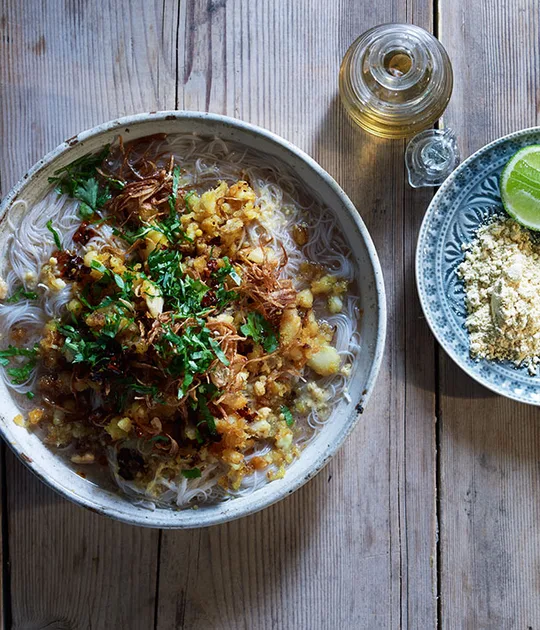 Mohinga recipe | Gourmet Traveller recipe