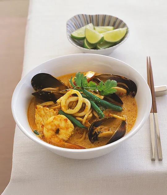 Laksa lemak recipe | Gourmet Traveller