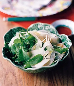 Rocket, fennel and parmesan salad