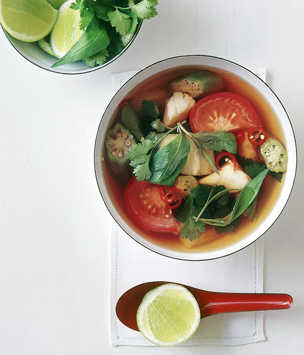 Sweet and sour fish soup