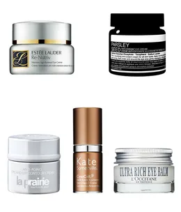 Vanity case: eye creams