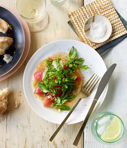 Tomato and herb tarts