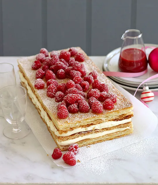 Raspberry Millefeuille Recipe | Classic Dessert Idea