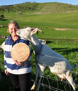 The producers: Emme raw-milk goat’s cheese
