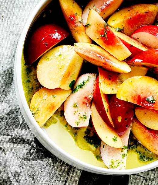 Nectarine salad