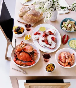 Scandinavian seafood feast