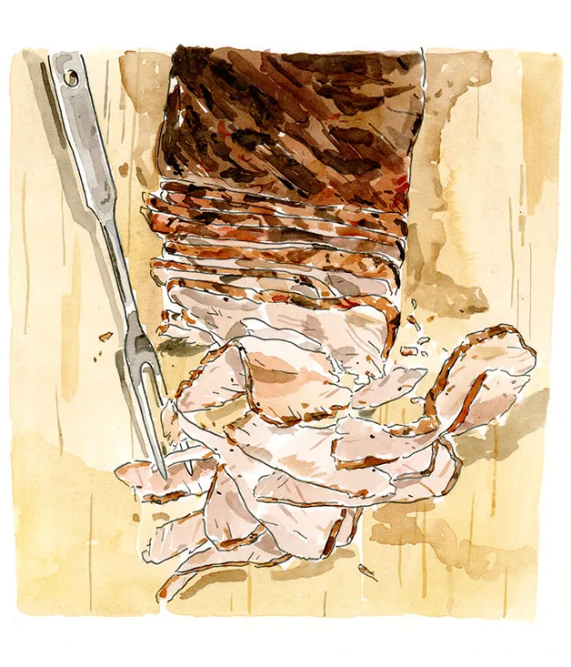 Texas-style barbecue brisket