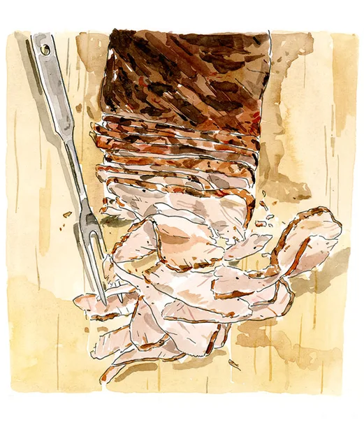 Texas-style barbecue brisket
