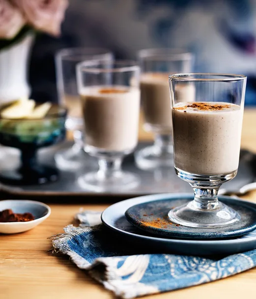 Coconut, banana and cinnamon crush