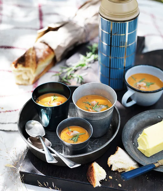 Prawn bisque recipe | Gourmet Traveller