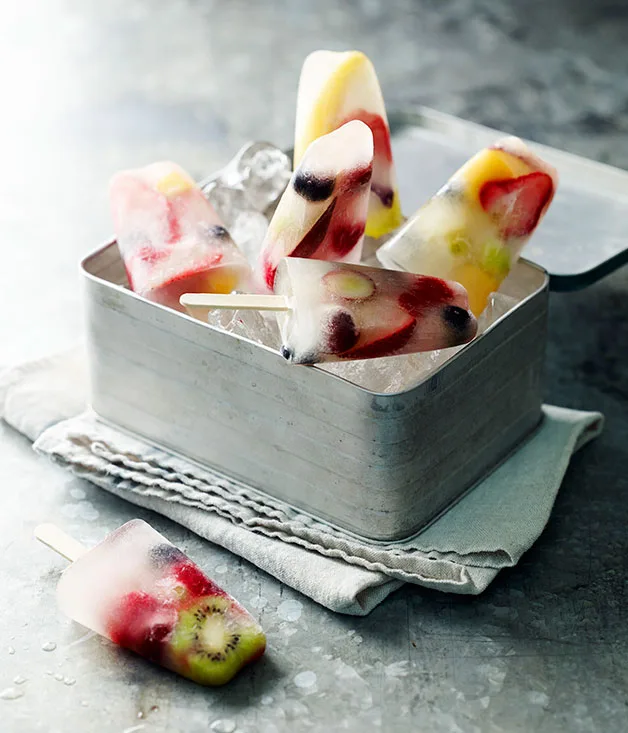 Fruity ice-pops