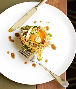 Korean-style tuna tartare