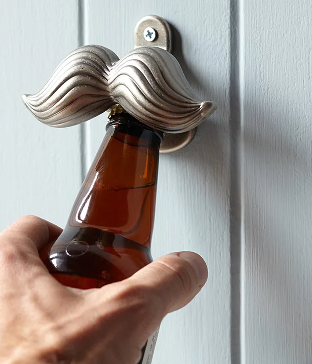 Williams-Sonoma novelty wall-mounted moustache bottle opener