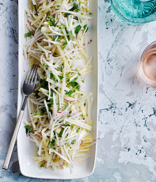 Jicama slaw recipe | Gourmet Traveller