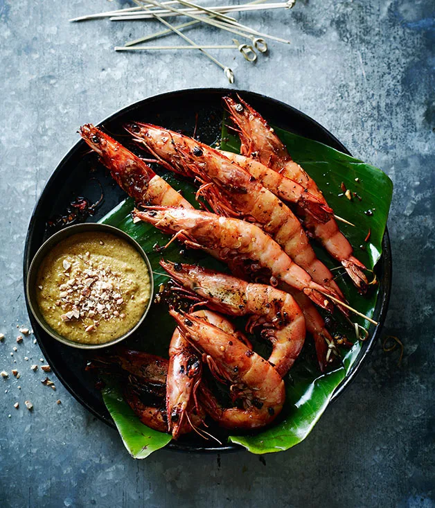 Prawn satay