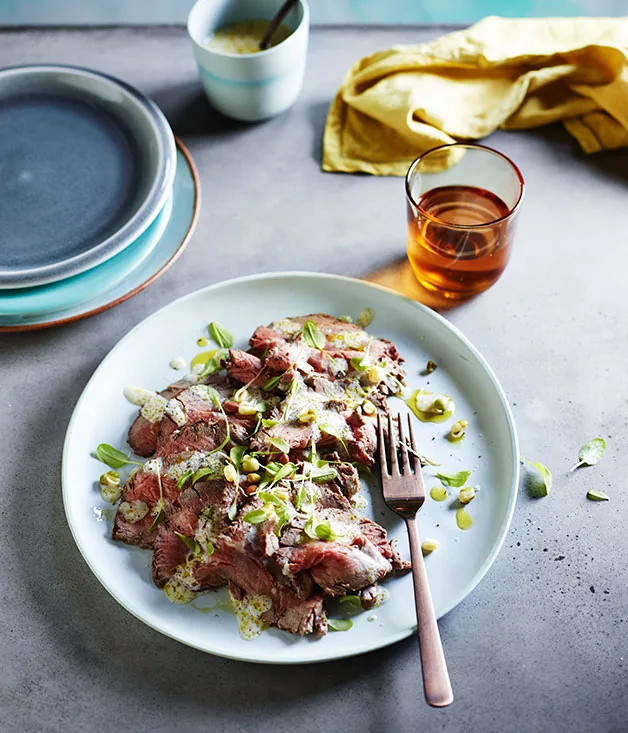 Roast beef with buttermilk