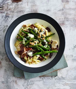 Rosmarino with roasted beans, radicchio and Gorgonzola