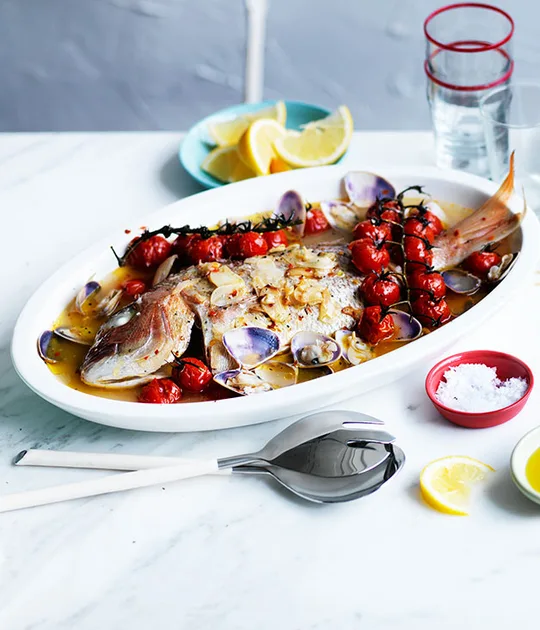 Snapper all’acqua pazza recipe | Gourmet Traveller