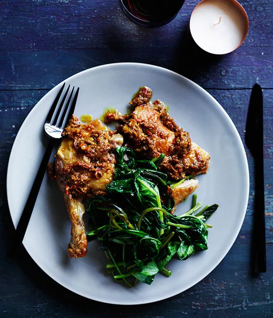 Balinese-style roast duck recipe | Gourmet Traveller