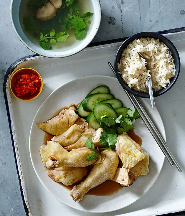 Hainanese chicken rice