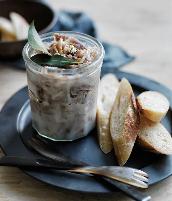 Pork rillettes recipe | Gourmet Traveller