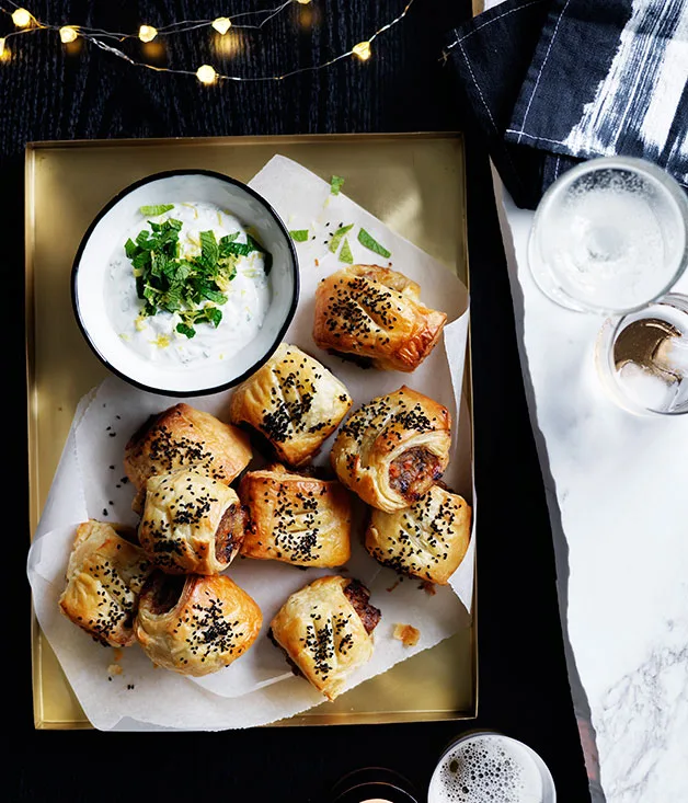 Lamb and roast carrot sausage rolls