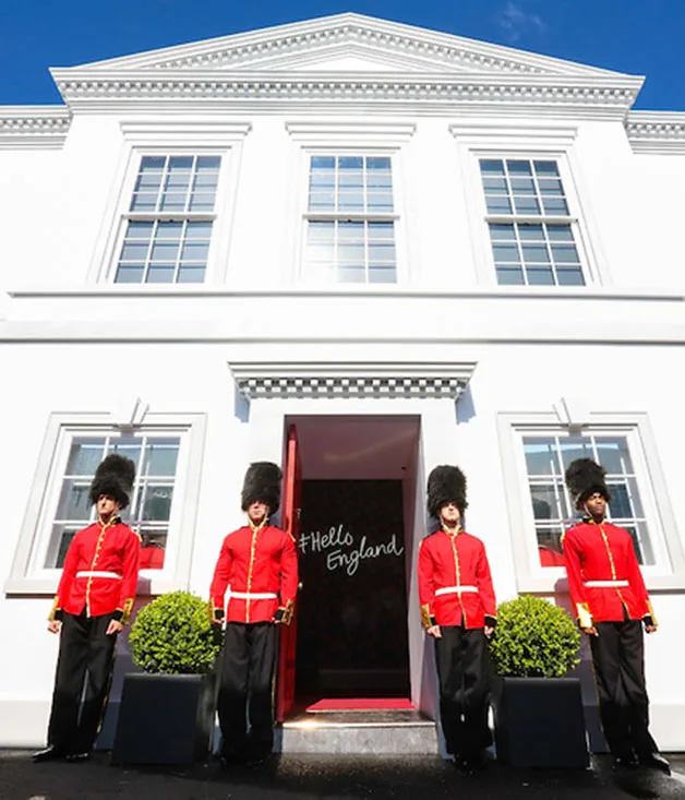 The Emirates marquee entrance