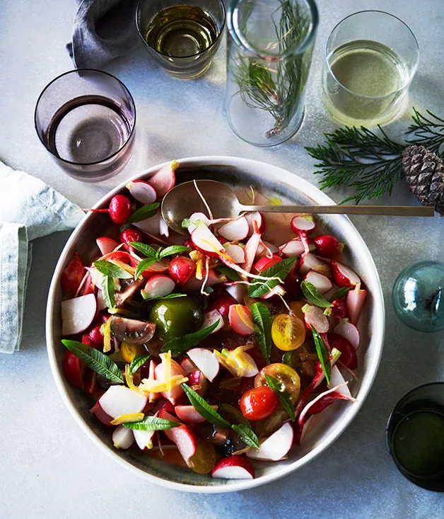 Radish and preserved lemon salad