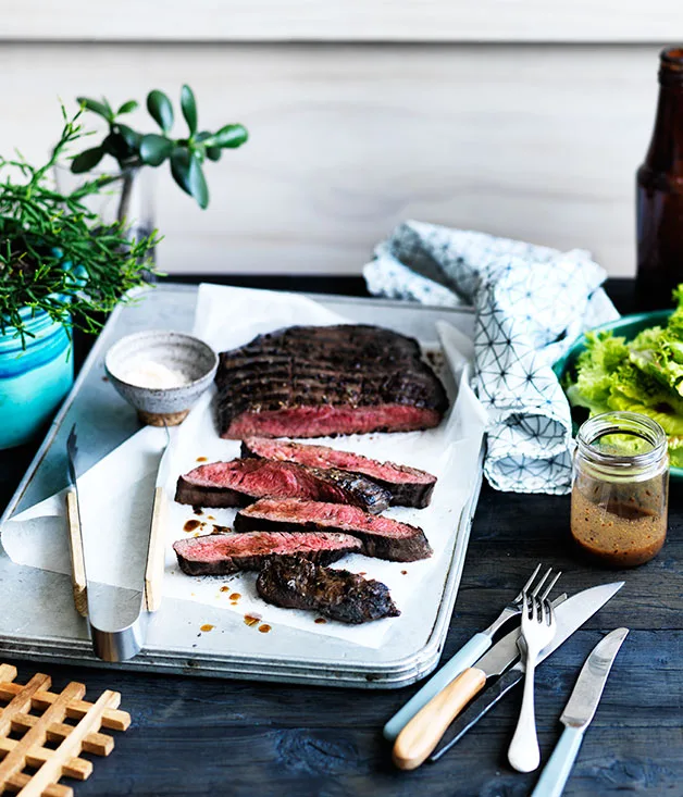 Grilled flank steak