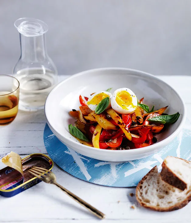 Peppers and eggs