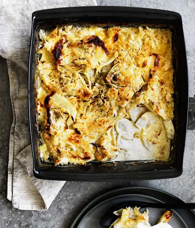 Fennel gratin