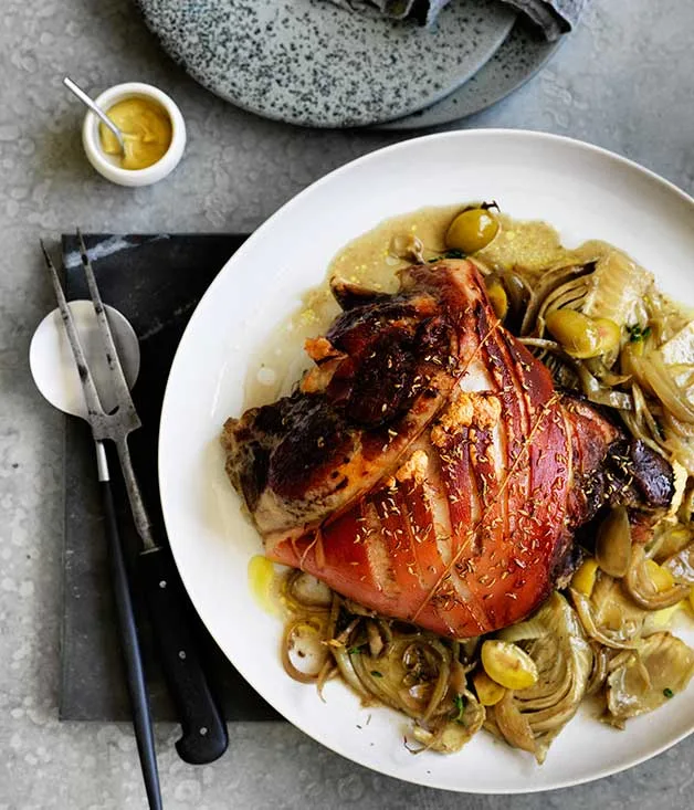 Overnight pork shoulder with fennel