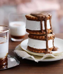 Dulce de leche marshmellow biscuits