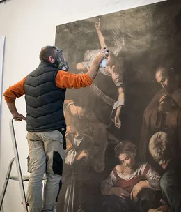 A stolen Caravaggio recreated