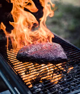Grilled wagyu rump cap