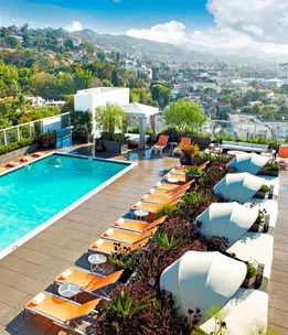 West Hollywood’s best rooftop hotel pools
