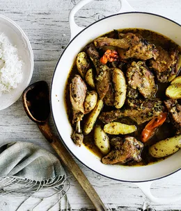 Duck and potato stew
