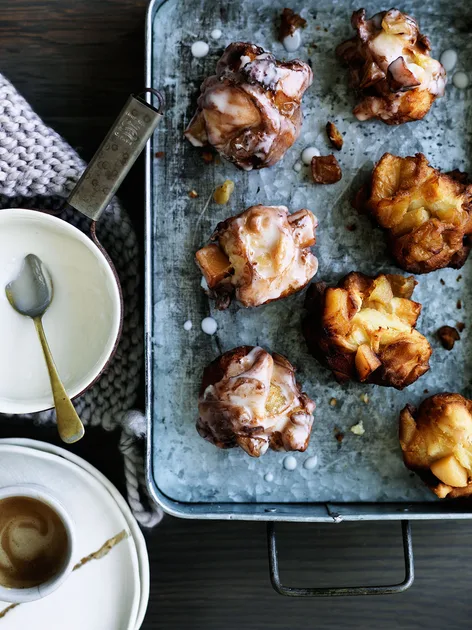 Quince and apple fritters | Gourmet Traveller