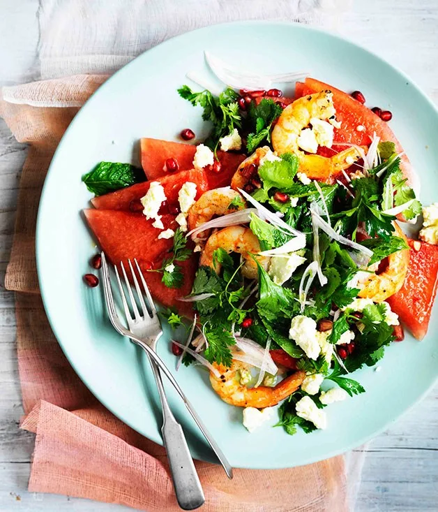 Watermelon feta salad