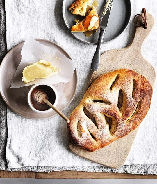 Anise fougasse recipe | Gourmet Traveller