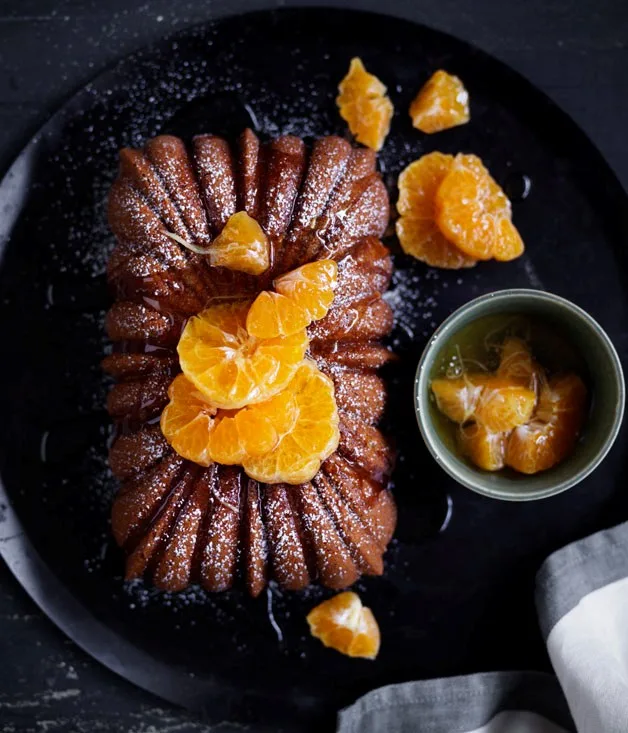 Mandarin and ginger syrup cake - ginger recipes