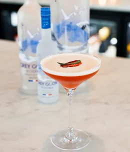 paper daisy grey goose cocktails halcyon house